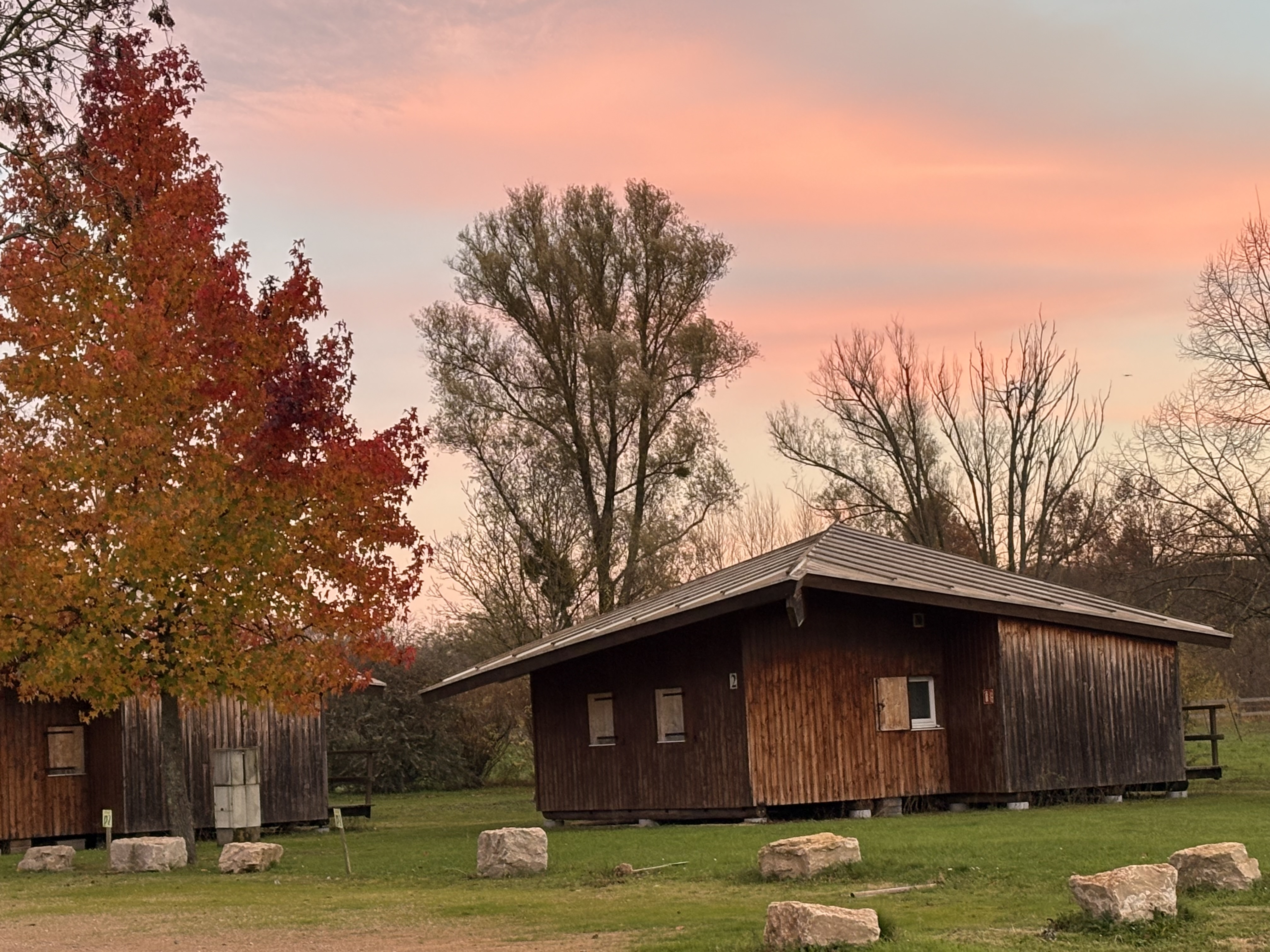 Chalets du Camping de la Chalaronne, séjour en pleine nature